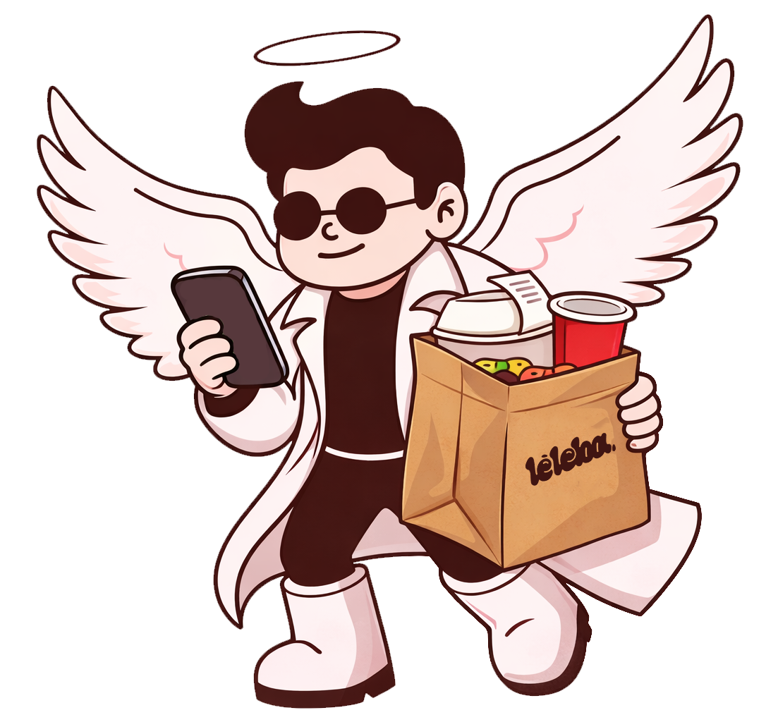 Lebo with phone